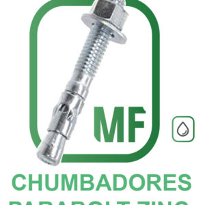 CHPB Chumbadores Parabolt UNC Porca + Arruela Zincado Claro