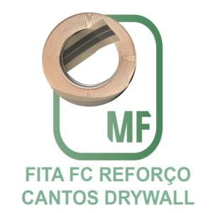 FC Fita para Reforço de Cantos de Drywall Papel/Aço Galvanizado
