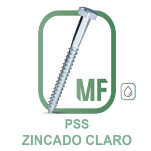 PSS Parafuso Sextavado Rosca Soberba Zincado Claro